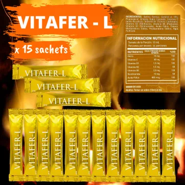 Multivitamin Box Sachets Vitafer x 16 unidades - imagen 2