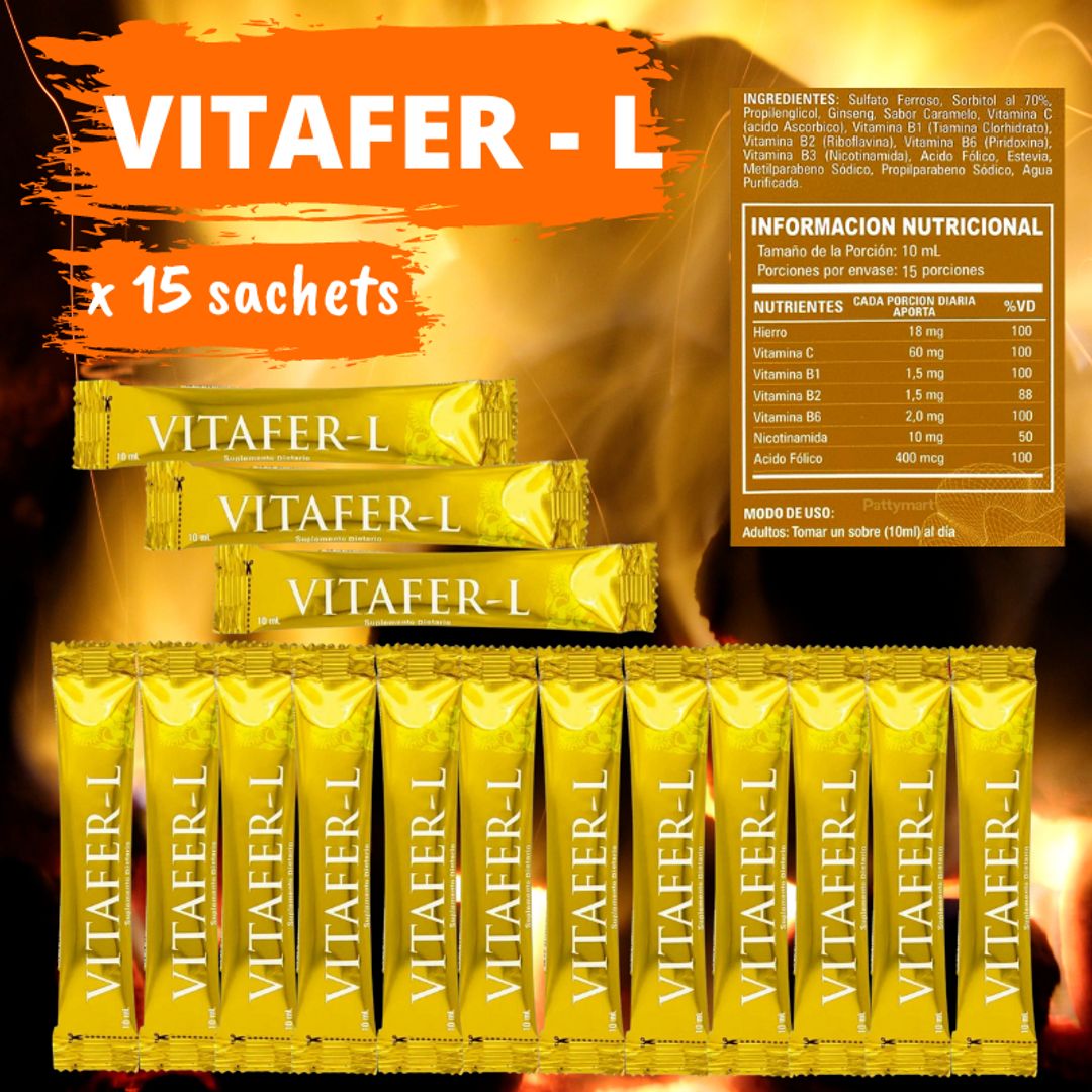 Multivitamin Box Sachets Vitafer x 16 unidades