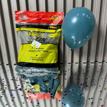 Imagen del producto GLOBO x100 R6 LATEX FASHION  AGUA MARINA
