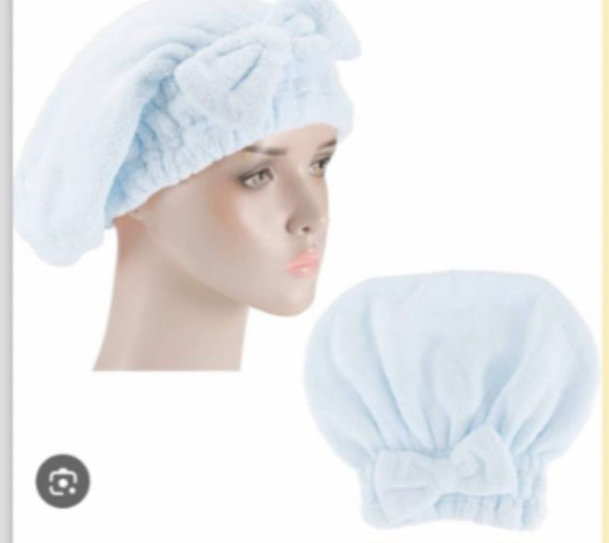 TOALLA GORRO MICROFIBRA TONOS PASTEL