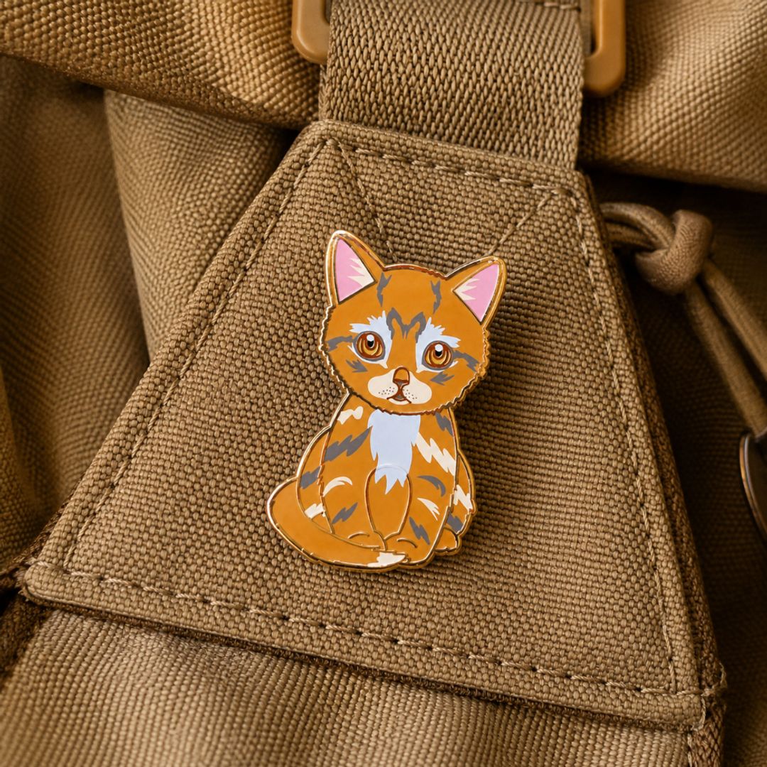 PIN GATO MARRÓN