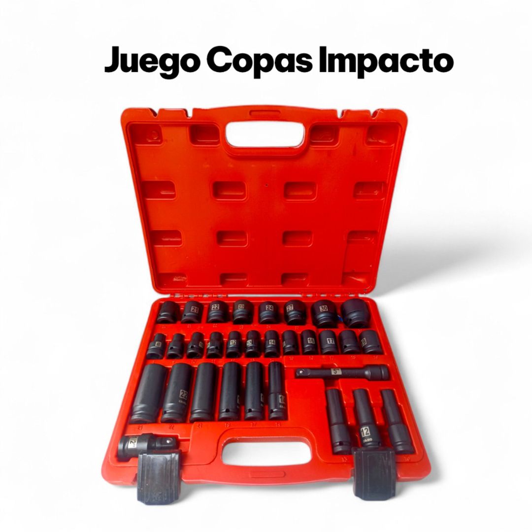 JUEGO COPAS Y RACHET 1/2" 