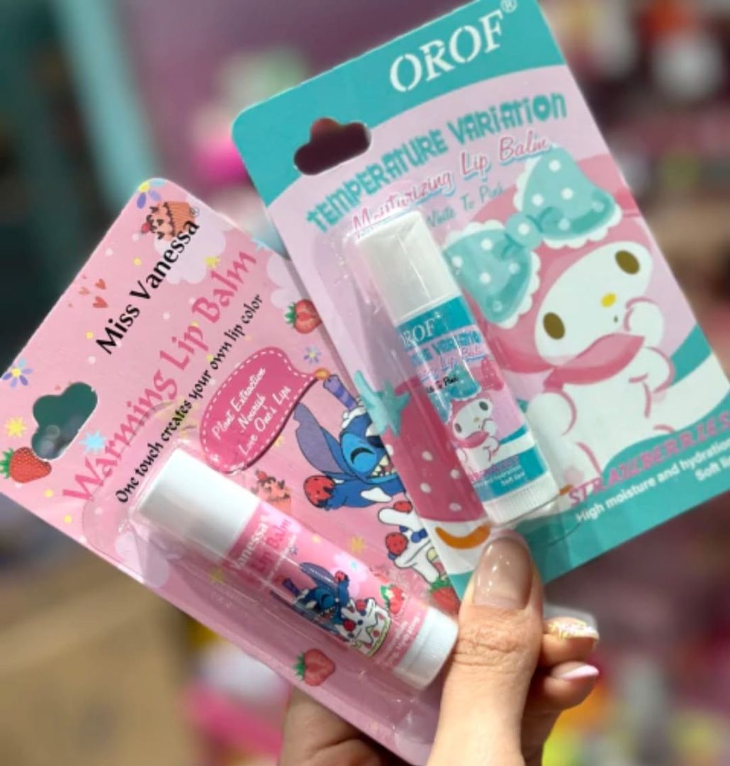69- LIP BALM KITTY, MELODY Y ANGEL 