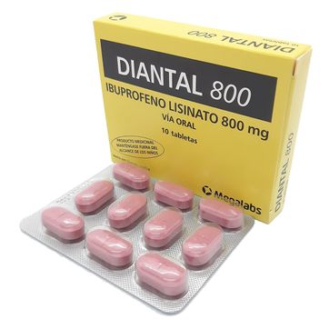 Imagen del producto DIANTAL 800MG SOB X 10 TAB