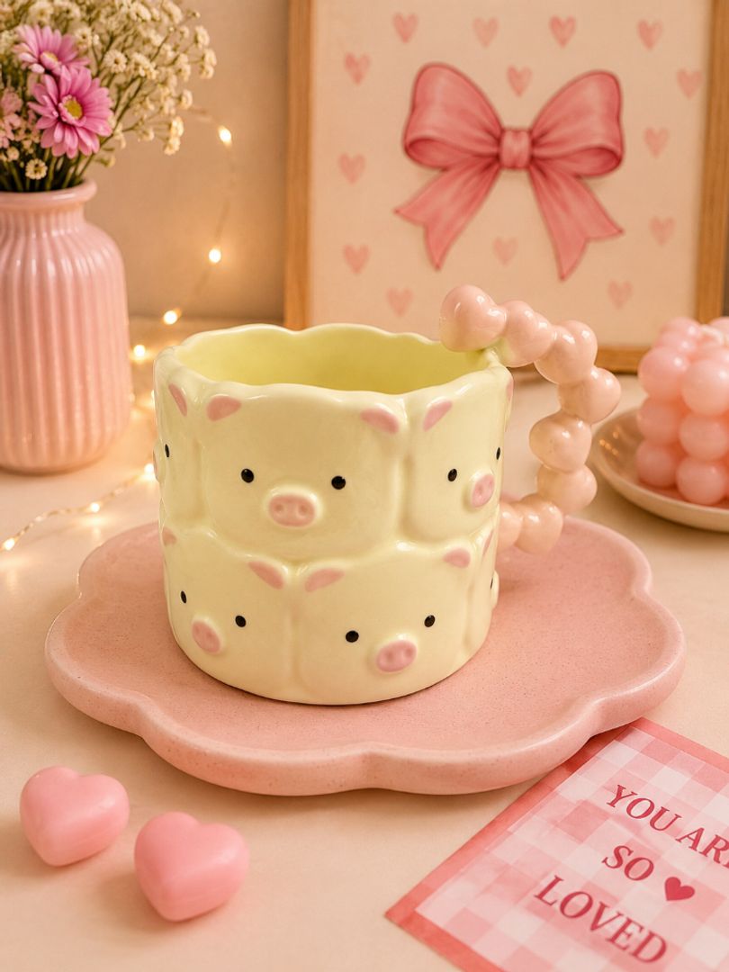 Mug cerdito 3d 
