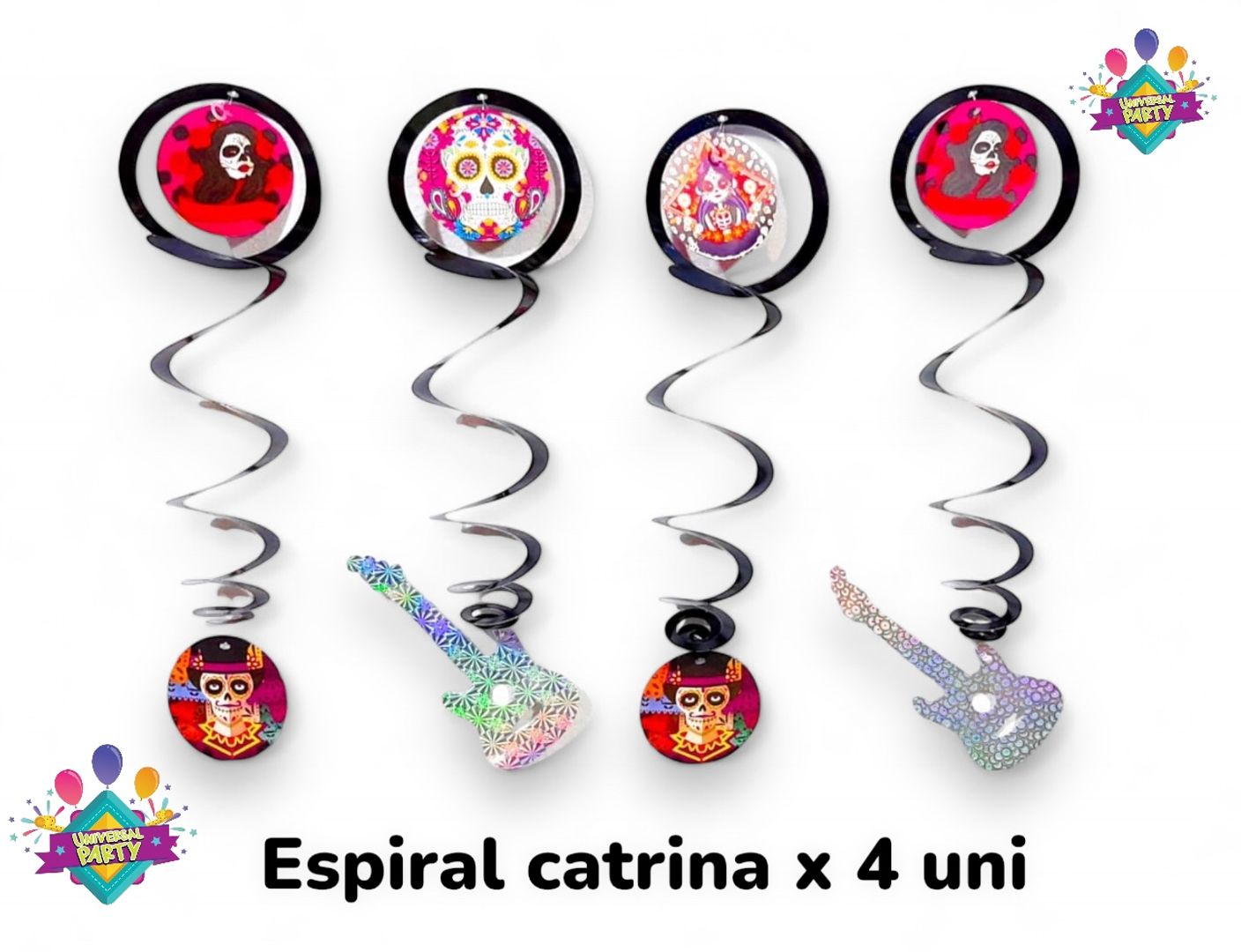 ESPIRAL CATRINA X 4 UNI