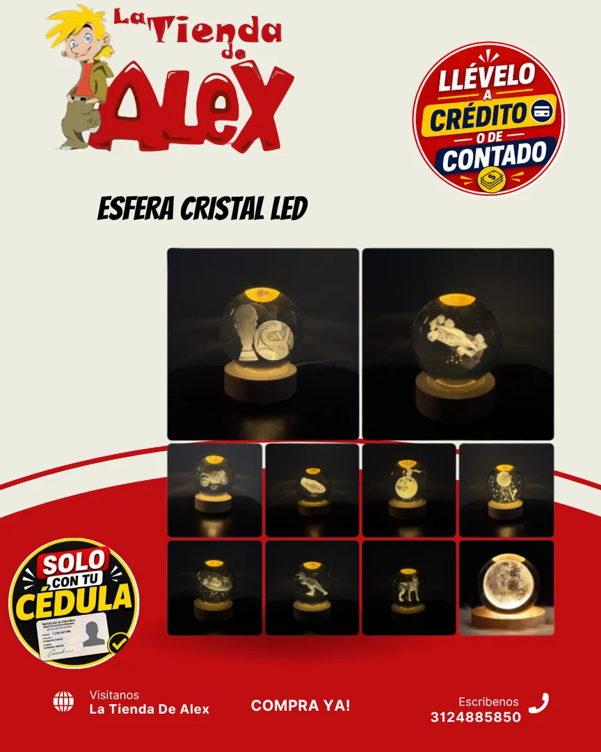 ESFERA CRISTAL LED