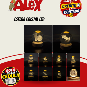 Imagen del producto ESFERA CRISTAL LED