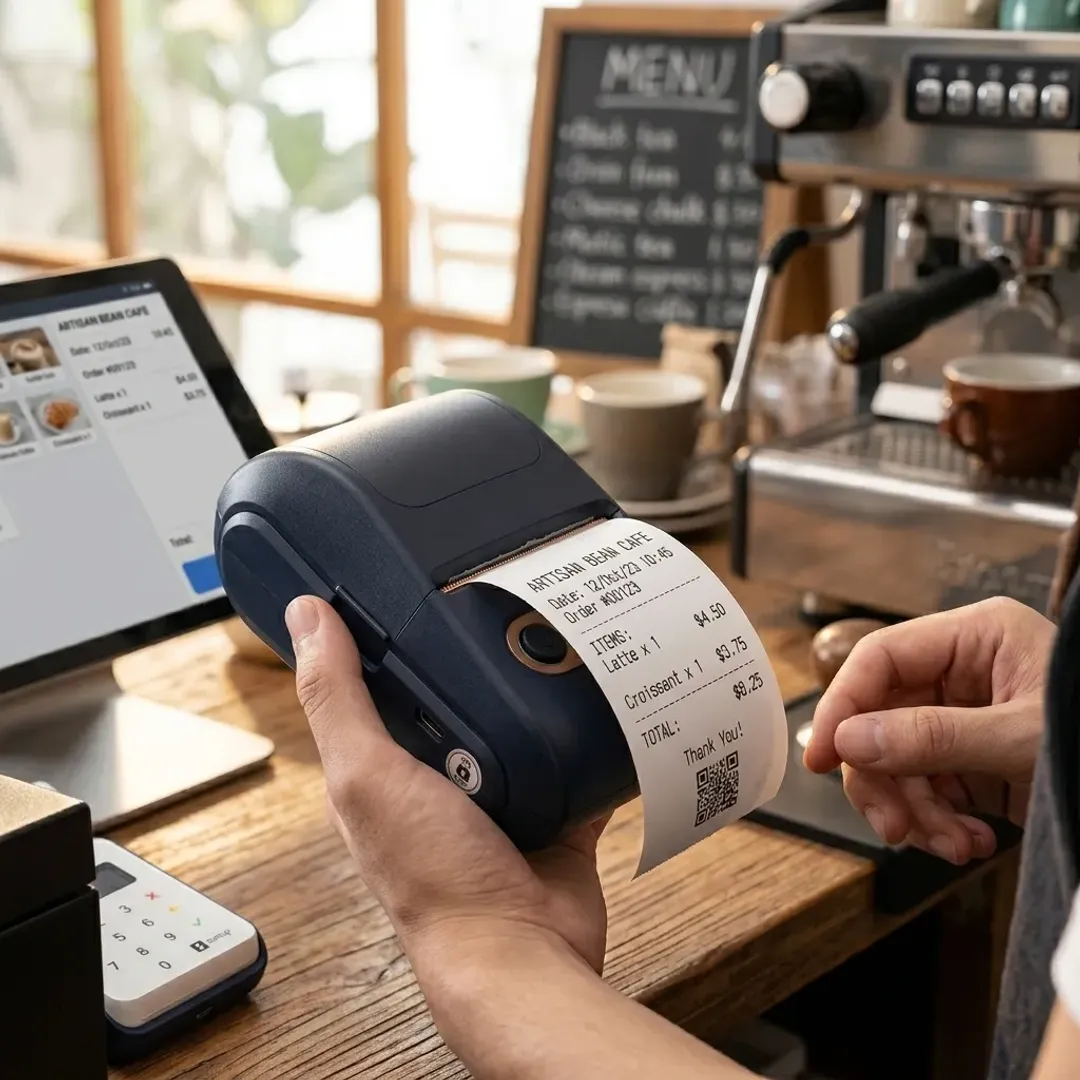 MINI IMPRESORA TERMICA PORTATIL BLUETOOTH LABEL PRINTER