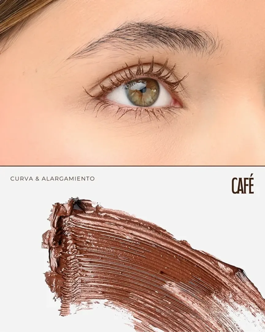 PESTAÑINA CAFE PEEL OFF CURVA Y ALARGAMIENTO RUBYROSE