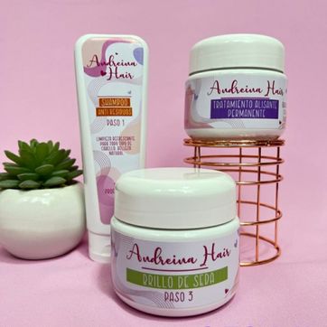 Kit de keratina orgánica “Andreina Hair” 250 ml - imagen 1