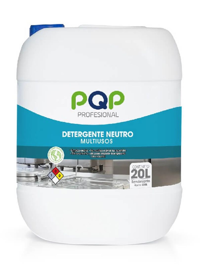 DETERGENTE MULTIUSOS NEUTRO PQP X 20 LITROS