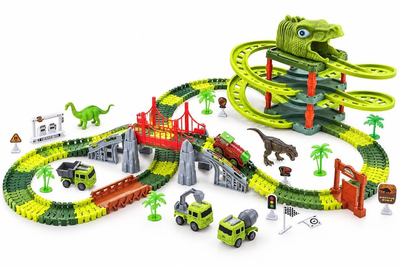 PISTA DINOSAURIO 217 PCS