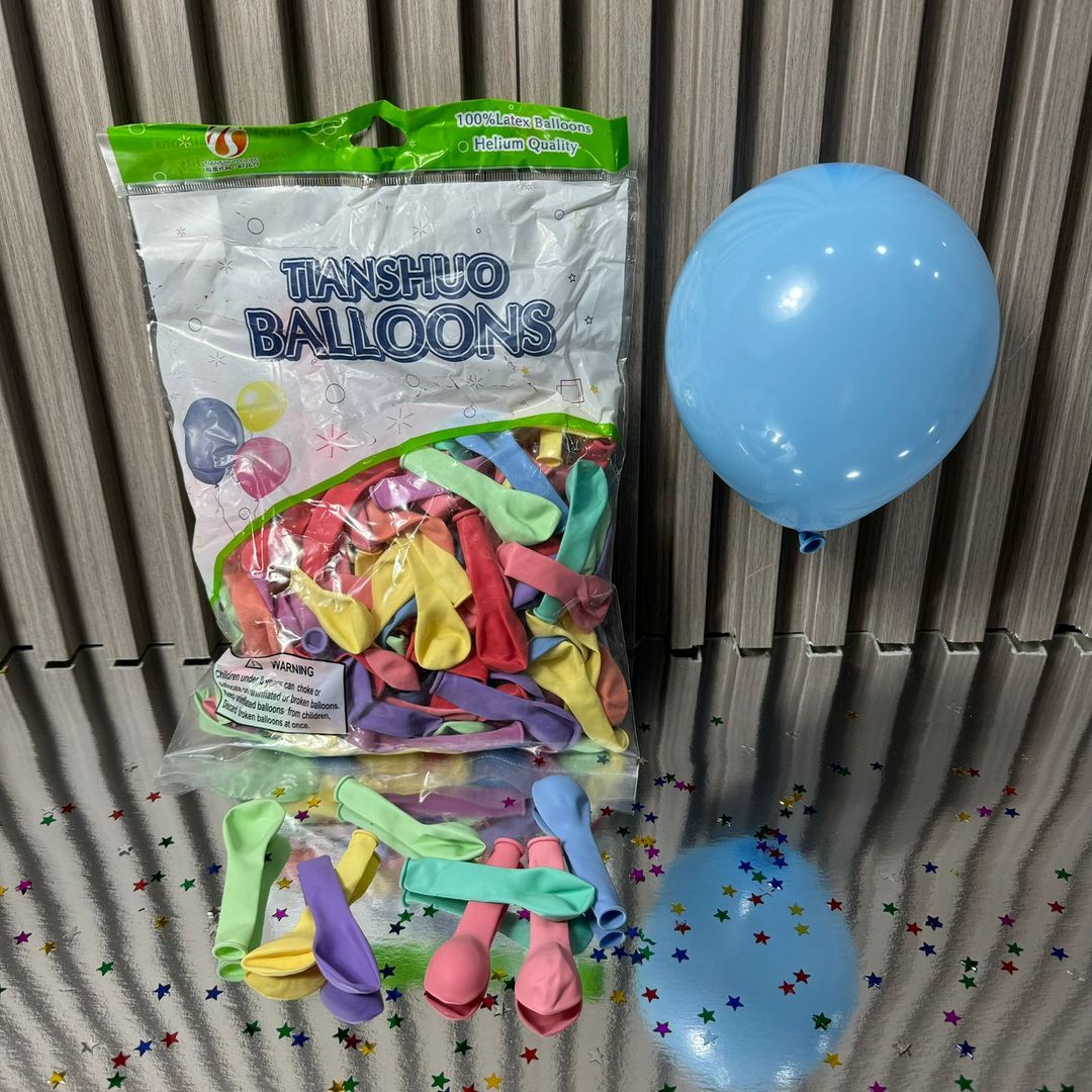 GLOBO x100 R6 LATEX FASHION  AZUL MEDIO