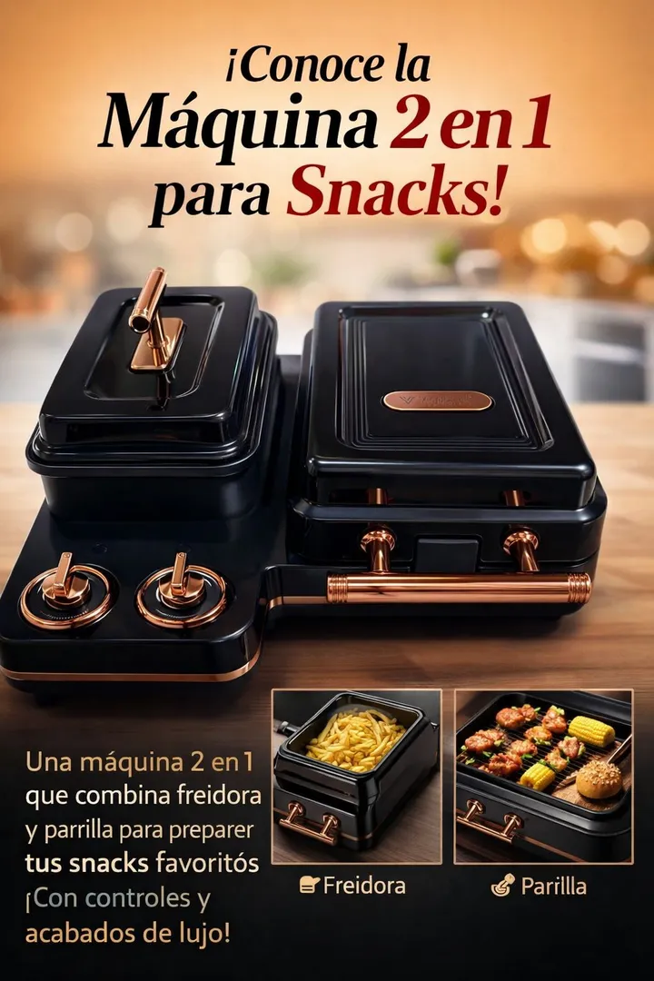 SANDUCHERA MAQUINA DESAYUNO MULTIFUNCIONAL ELECTRICA VB262A 