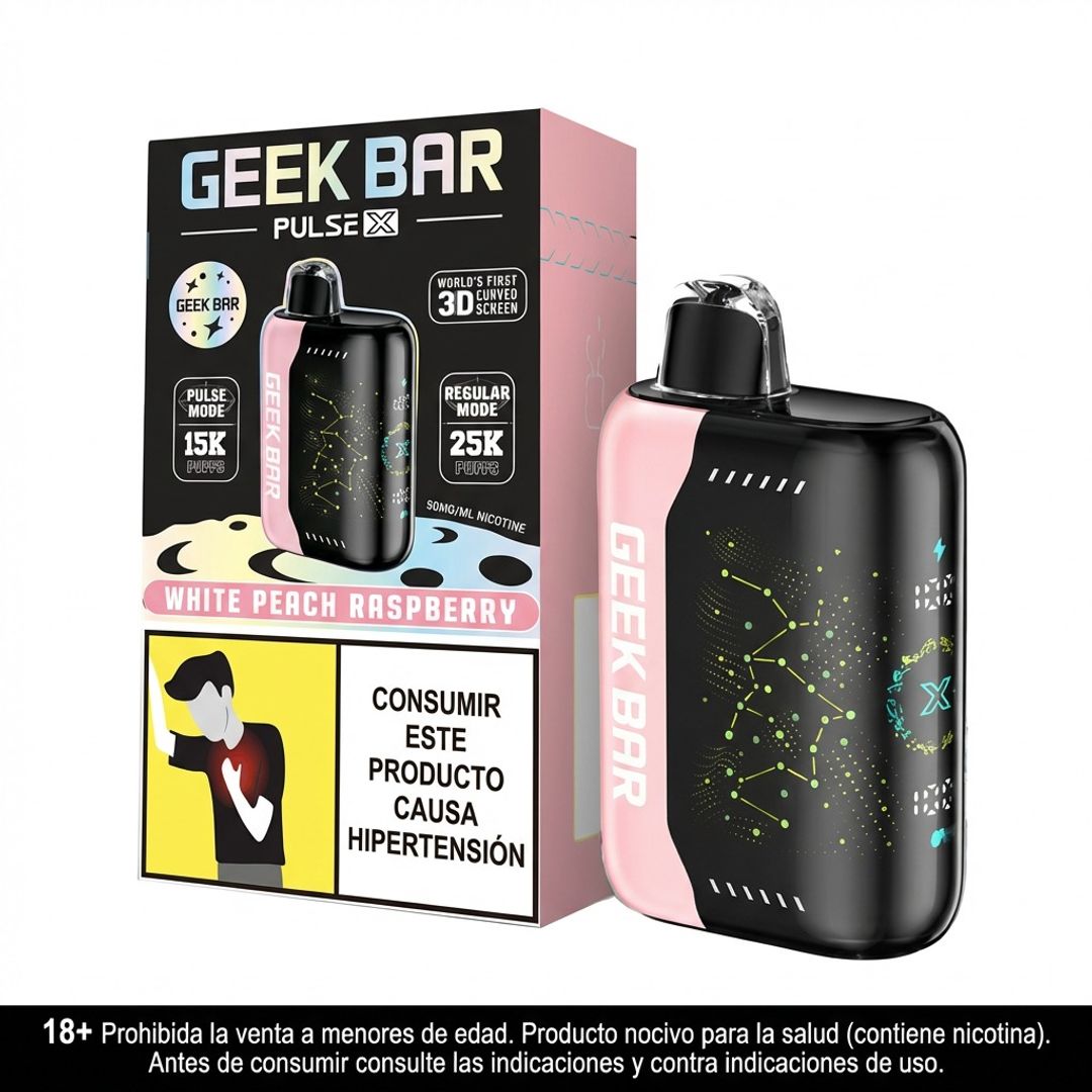 Geek Bar Pulse X White Peach Raspberry 25.000 Puffs