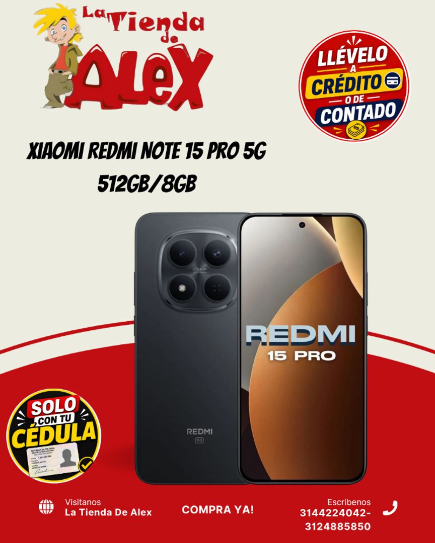 Xiaomi Redmi Note 15 Pro 5G 512GB/8GB