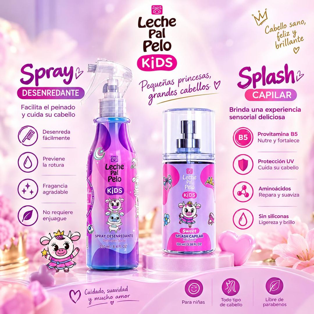 LECHE PAL PELO SPRAY DESENREDANTE/SPLASH CAPILAR 