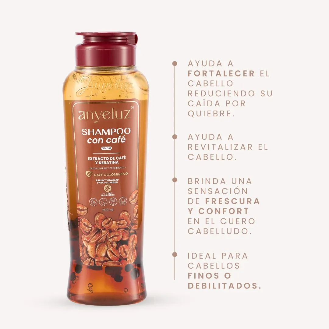 Shampoo con café 