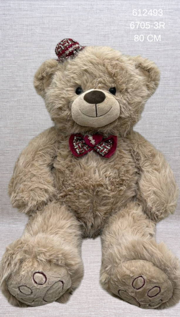 OSO PELUDITO CON ACCESORIOS 80 CM