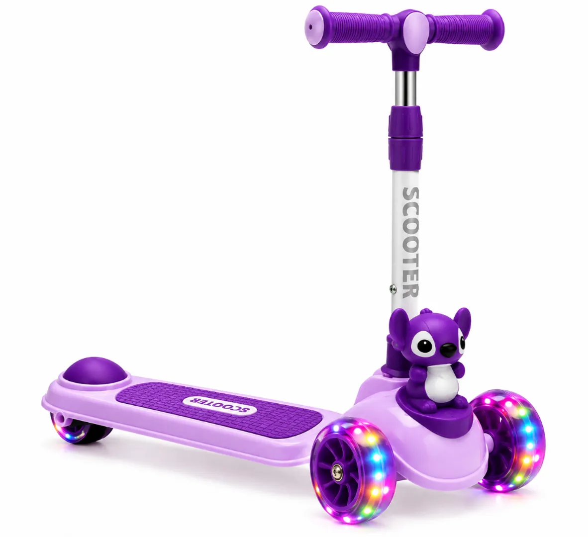PATINETA MONOPATIN DE STITCH CON LUCES Y SONIDO