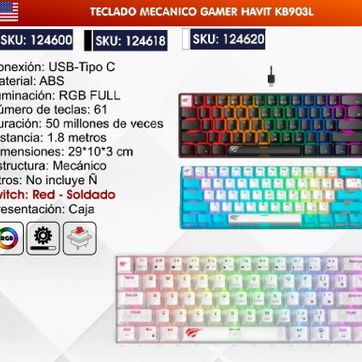 Imagen del producto TECLADO MECÁNICO GAMER HAVIT