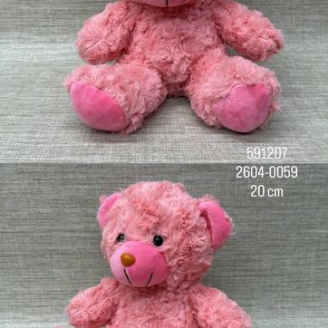 Imagen del producto OSO PELUDITO ROSA 20 CM