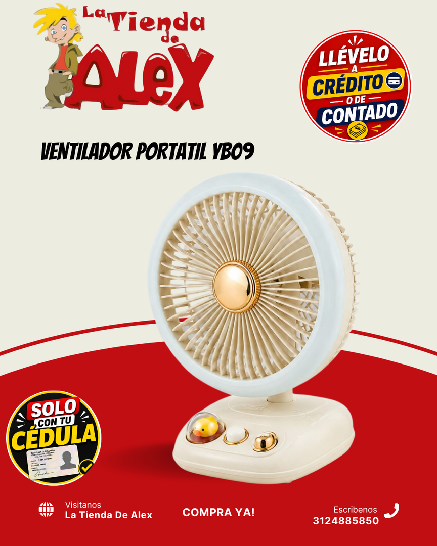 VENTILADOR PORTÁTIL YB09