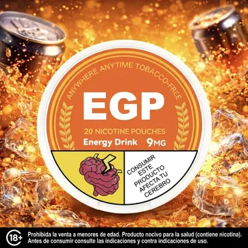 Imagen del producto Egp Energy Drink 9mg - Parches De Nicotina