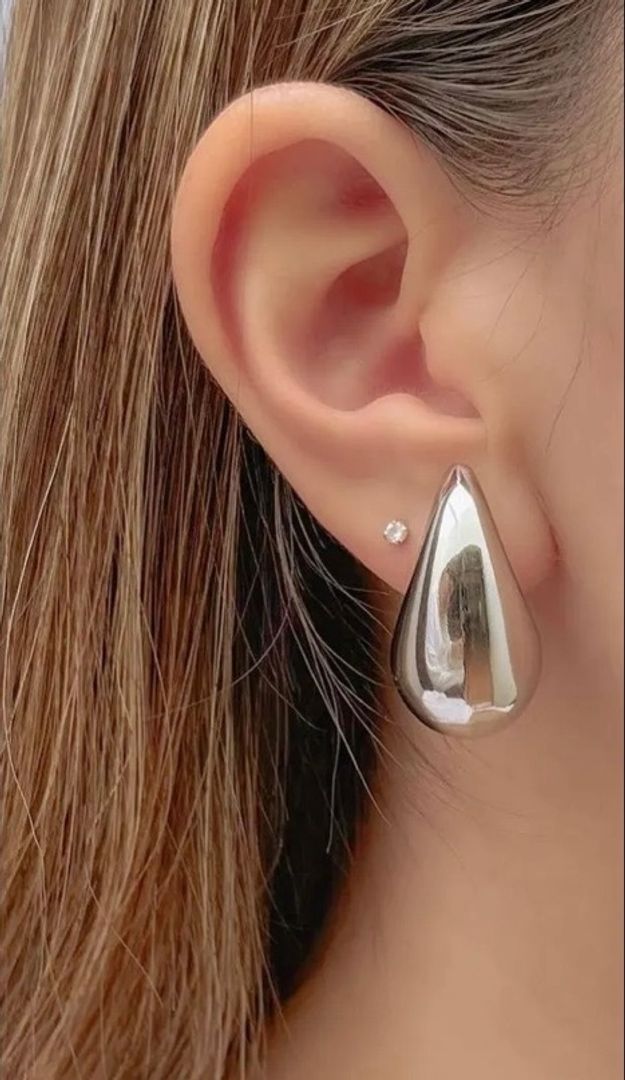 TOPOS GOTA PLATEADOS 