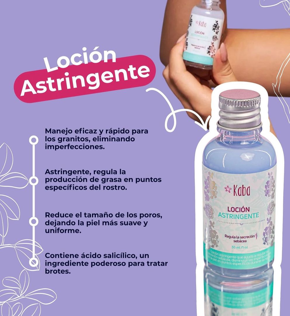 Loción astringente 