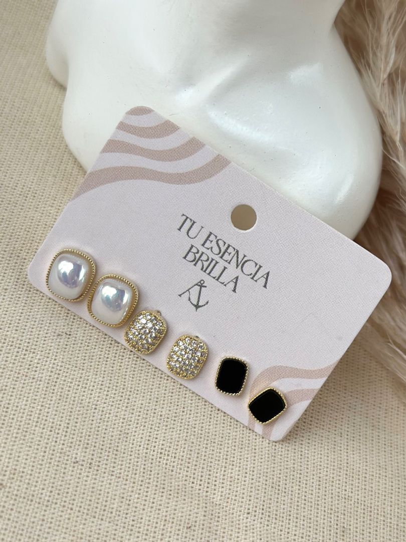 Set topo trío cuadro 