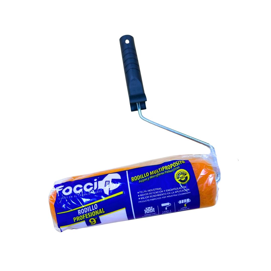 RODILLO NARANJA 9” FOCCI 