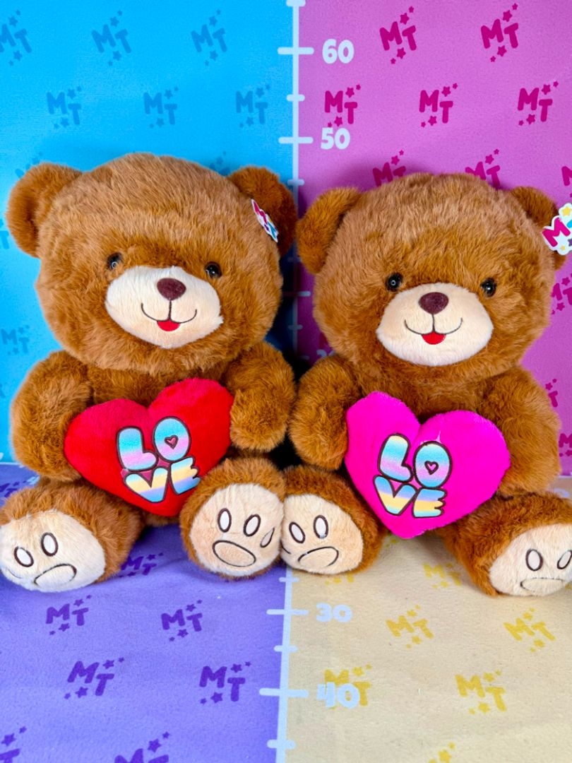 Oso corazón love multiculor 45cm FP
