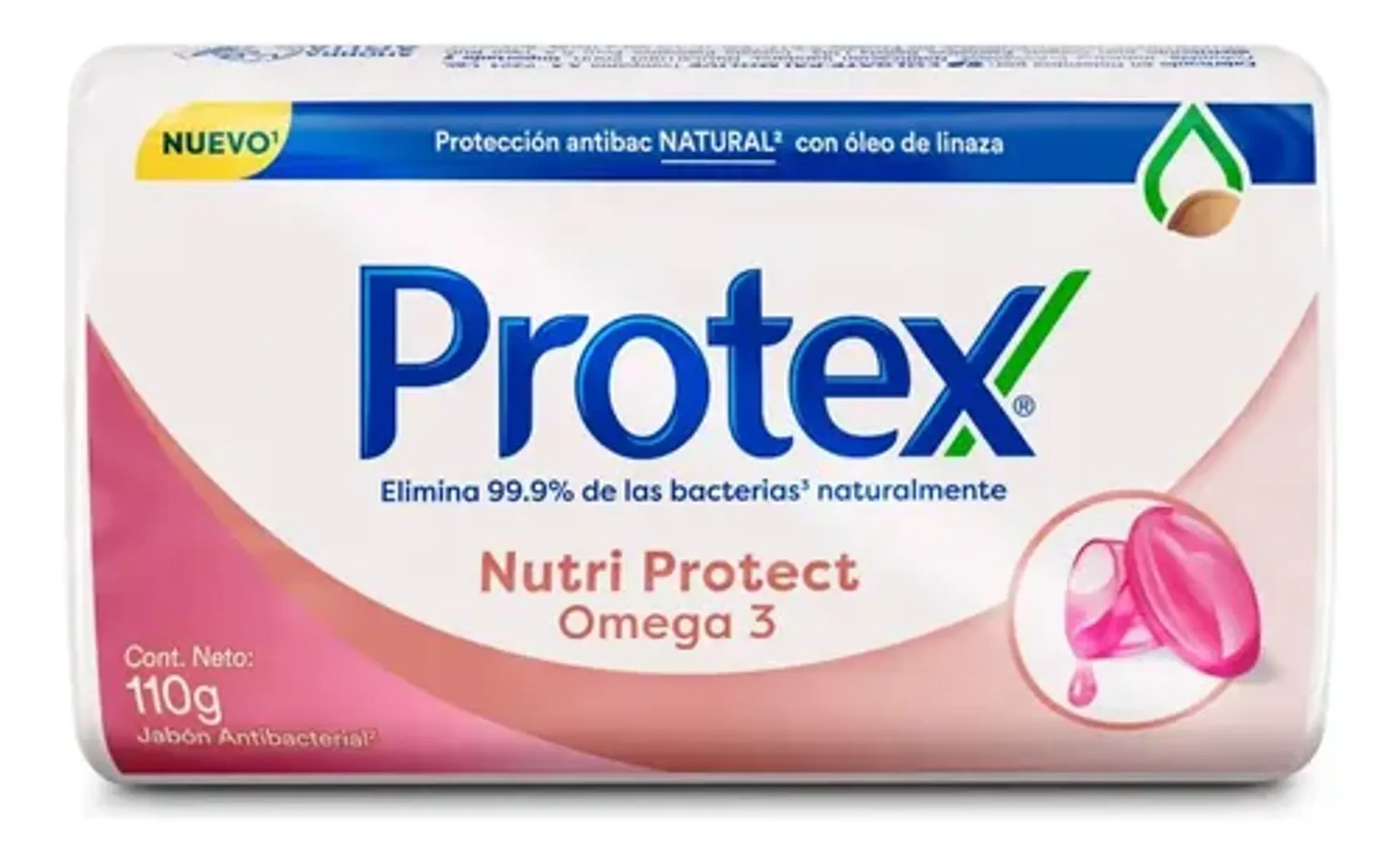 JABON PROTEX OMEGA X 110 GR PAQ X 6 UND