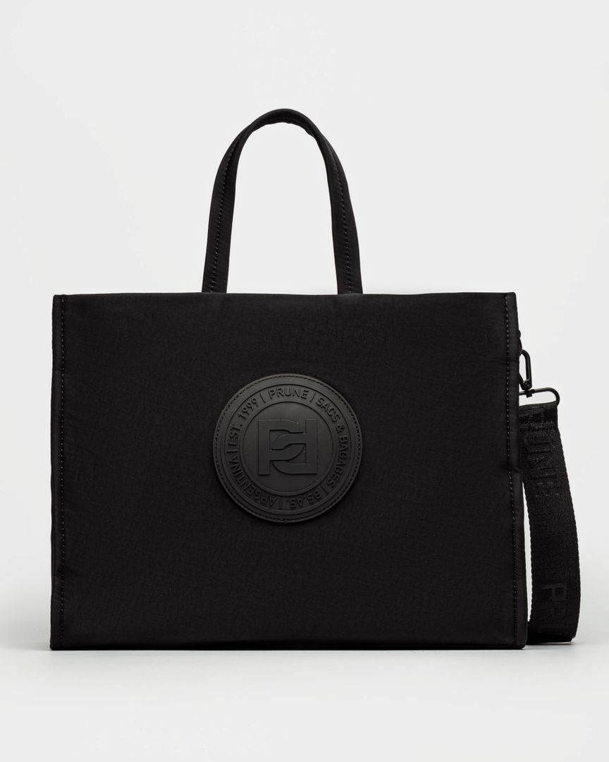 Bolso De Mano Elena En Nylon NEGRO