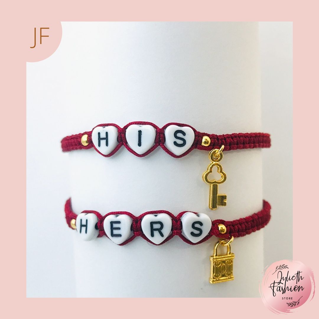 Set de Pulseras Pareja HERS / HIS
