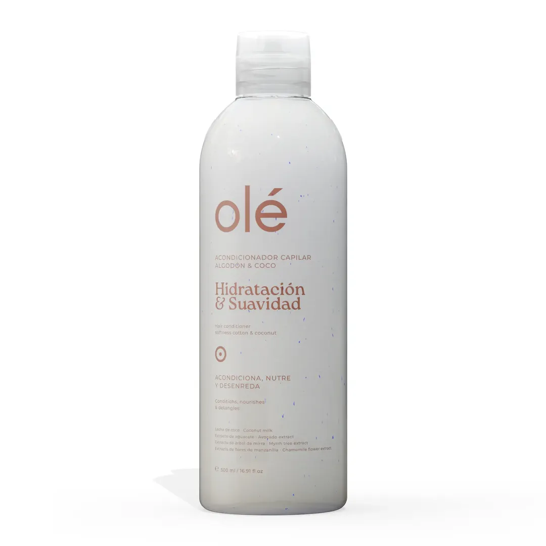 ACONDICIONADOR DE ALGODON Y COCO 500ML OLE