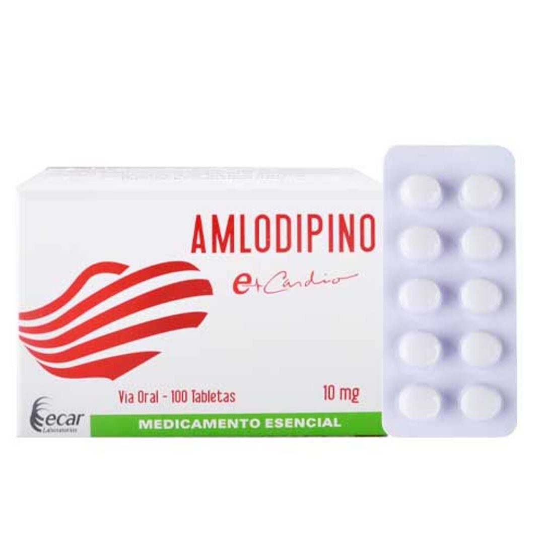 AMLODIPINO 10MG ECAR SOB X 10 TAB