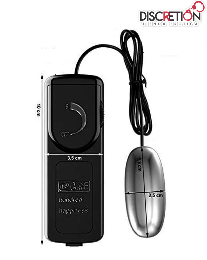 HUEVO VIBRADOR CON CABLE BAILE