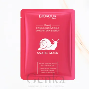 Imagen del producto Mascarilla de baba de caracol bioaqua 