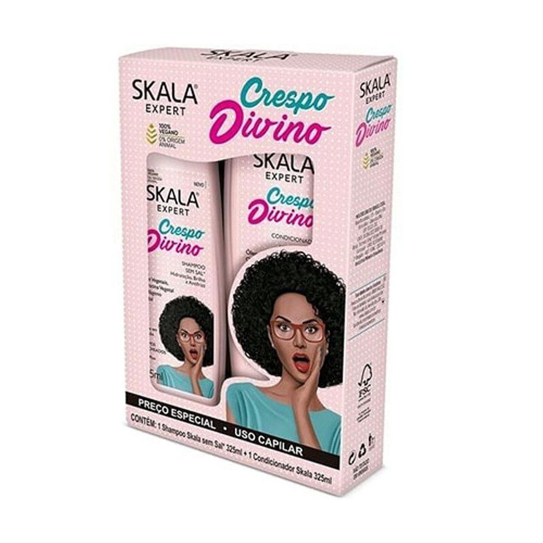 KIT SHAMPOO Y ACONDICIONADOR CRESPO DIVINO SKALA