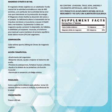 CITRATO DE MAGNESIO - imagen 2