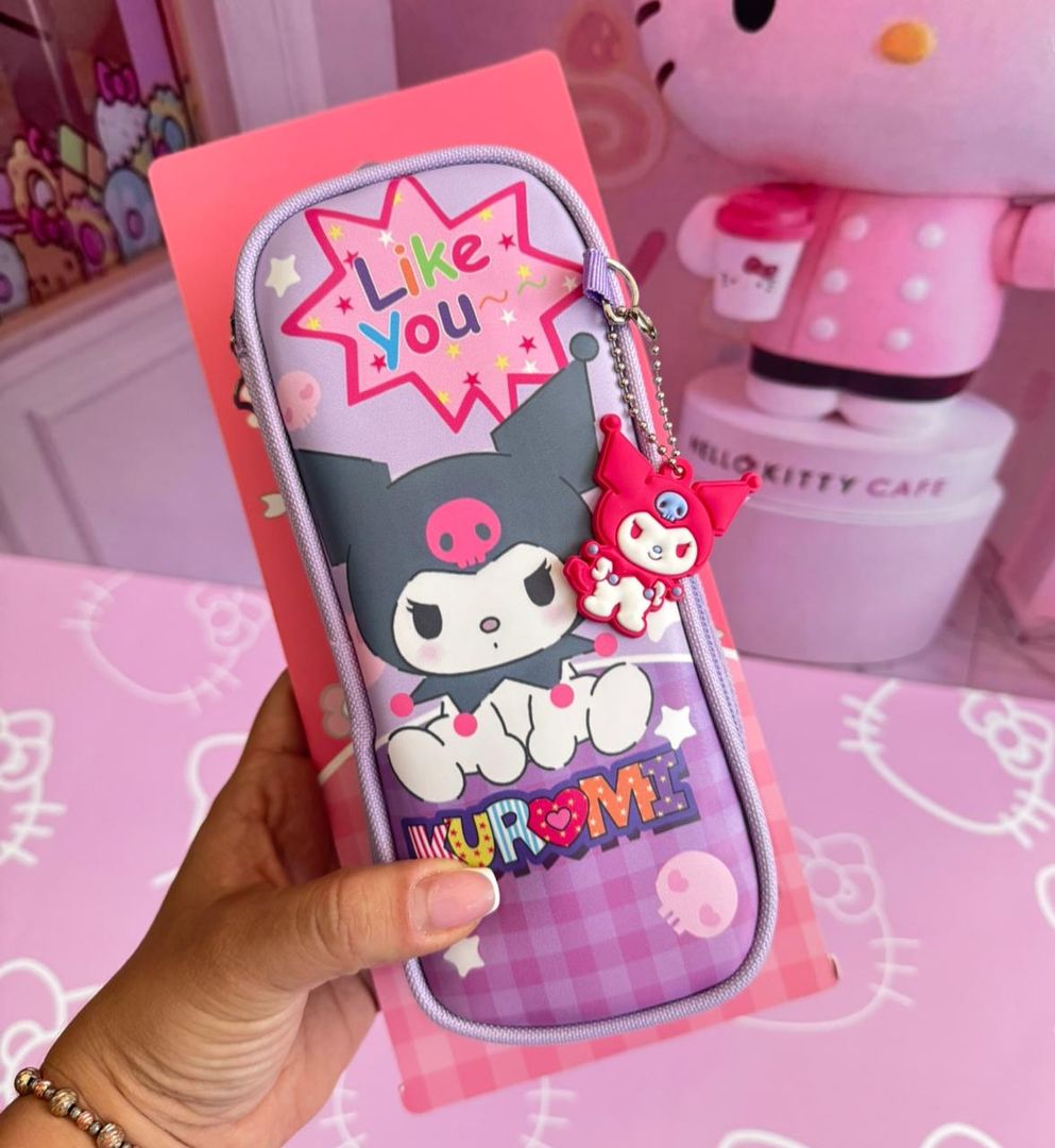 Cartuchera Sanrio con llavero 
