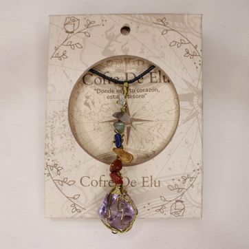 Imagen del producto Escoba amatista y 7 chakras 