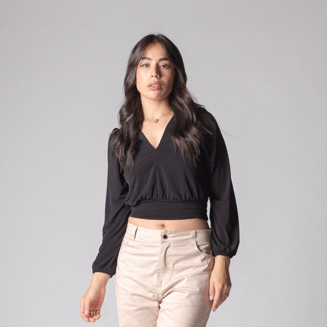 BLUSA MANGA LARGA 