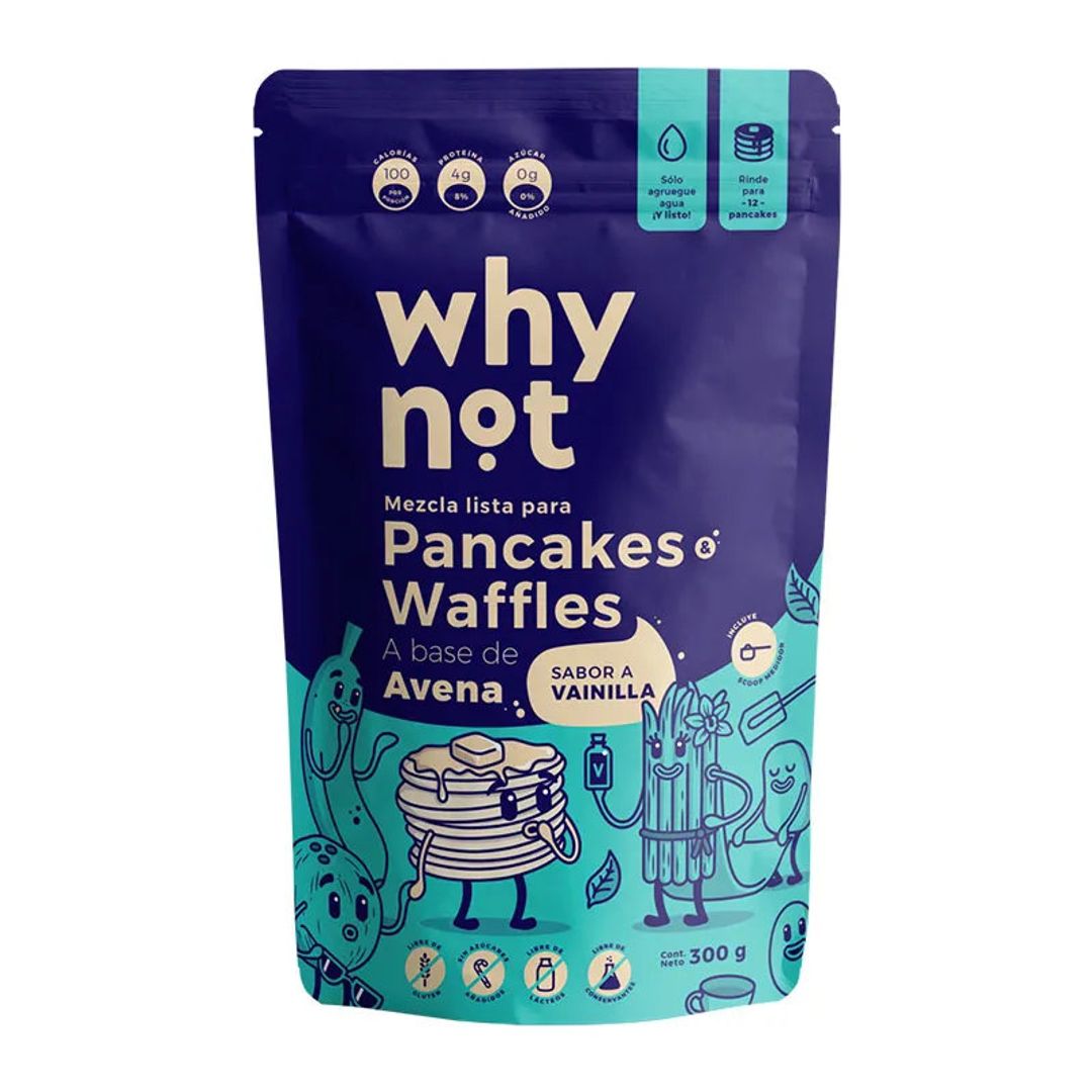 MEZCLA PANCAKES VAINILLA WHY NOT*300G