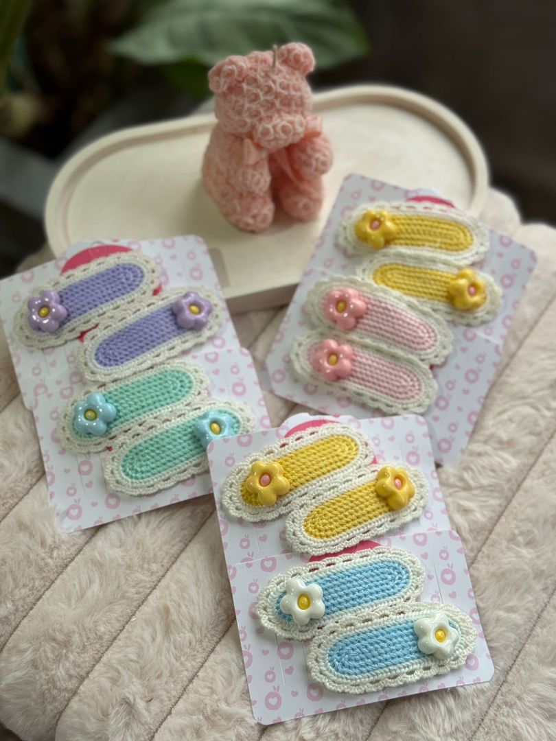 CLIPS TEJIDO PASTEL
