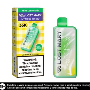 Imagen del producto Lost Mary Mint Lemonade 35.000 Puffs Mt Turbo