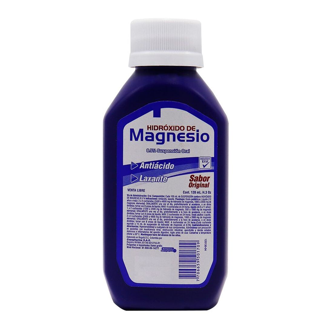 LECHE MAGNESIA COASPHARMA FCO X 120ML
